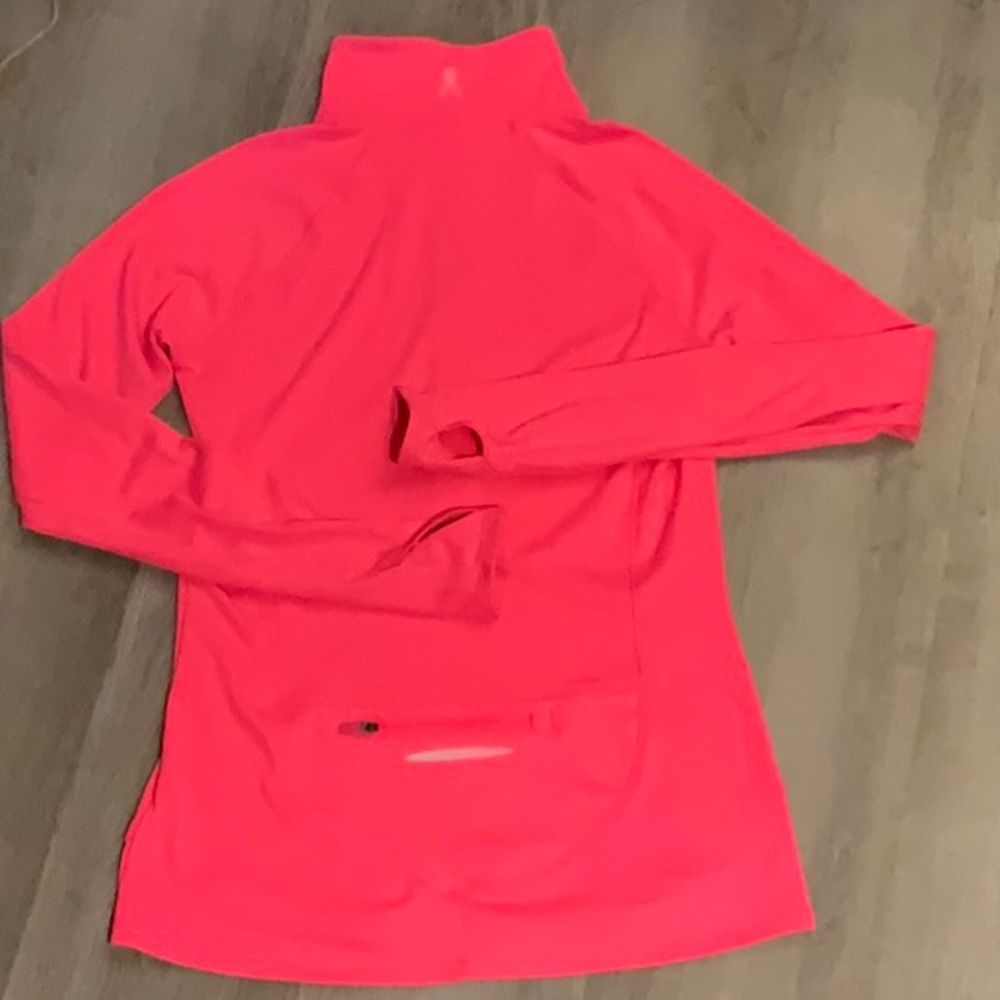 Under Armour Women’s Pink Lycra Half Zip. Size Small. - Picture 3 of 4